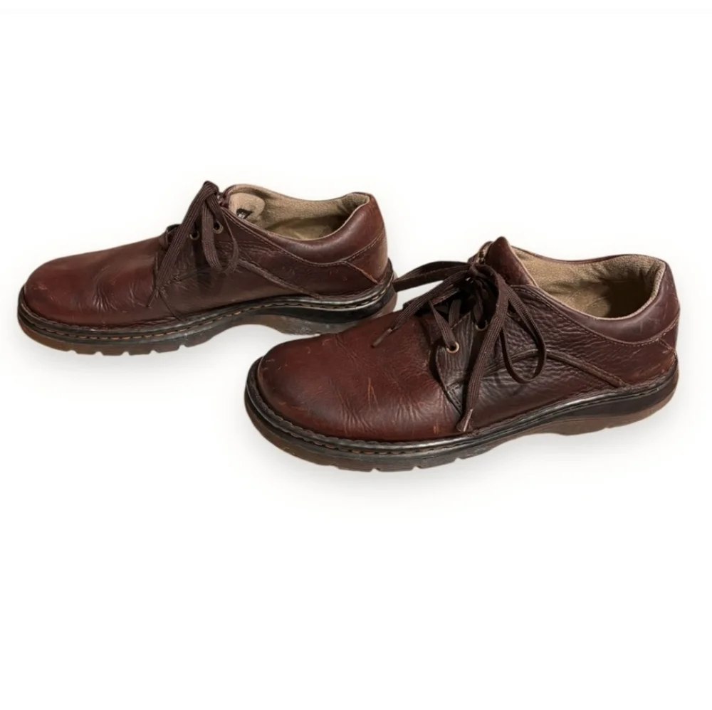 DR. MARTENS Ordell Brown Leather Oxford Shoes Style